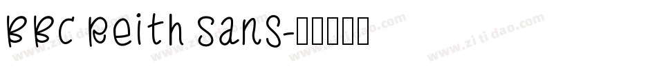 BBC Reith Sans字体转换